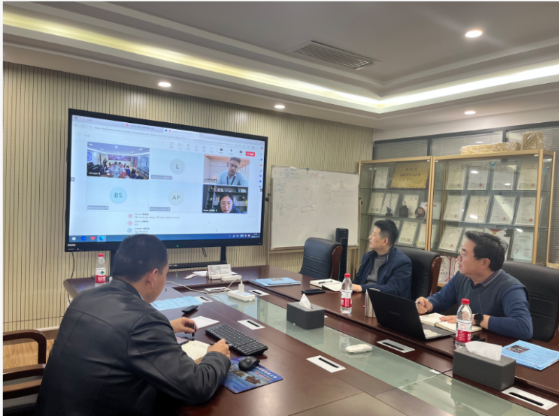 賦能冶金合作！我公司與印度公司舉辦中低碳錳鐵精煉爐設備線上技術交流會